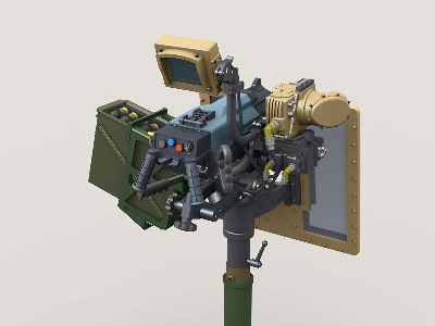 Mk47 Striker 40mm Agl W Lvsii Sight On Universal Hg Pedestal Mount W/ Transparent Gun Shield - zdjęcie 7