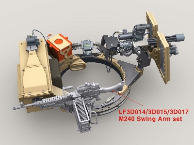 M134d Minigun, Mmc System, Transparent Shield Turret W/3,000rd 3-bay Ammunition Can - zdjęcie 2