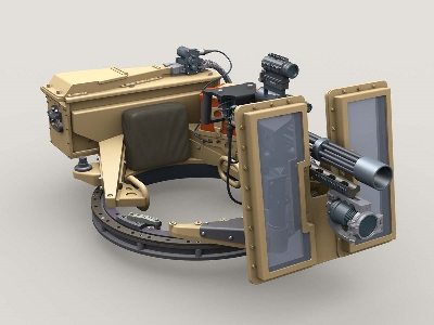 M134d Minigun, Mmc System, Transparent Shield Turret W/3,000rd 3-bay Ammunition Can - zdjęcie 3
