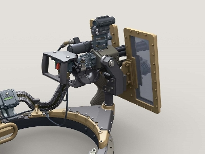 M134d Minigun, Mmc System, Transparent Shield Turret W/3,000rd 3-bay Ammunition Can - zdjęcie 9