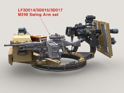 M134d Minigun, Mmc System, Transparent Shield Turret W/3,000rd 3-bay Ammunition Can - zdjęcie 10