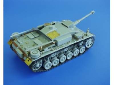  StuG. III Ausf.  F 1/35 - Dragon - blaszki - zdjęcie 4