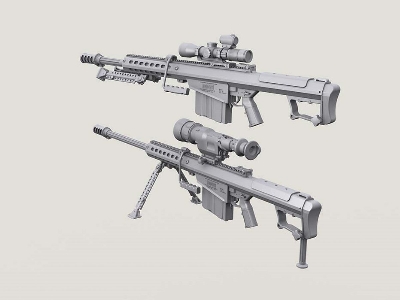 Barrett M107a1 Sniper Rifle Set (Incl' 2 Bodies) - zdjęcie 4