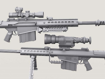 Barrett M107a1 Sniper Rifle Set (Incl' 2 Bodies) - zdjęcie 5