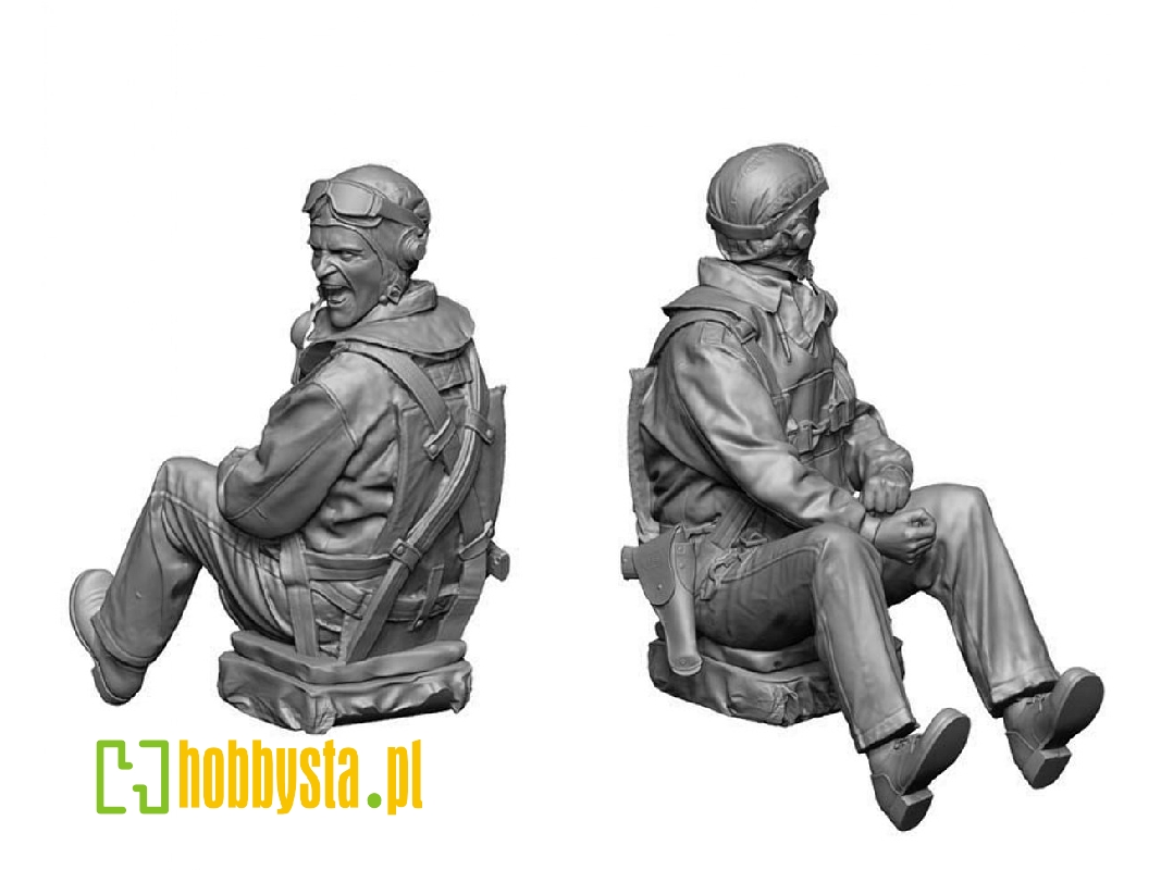 Ww2 Us Navy Pilot & Rear Gunner Set 2 (Engaged / 4 Heads) - zdjęcie 1 Ww2 Us Navy Pilot & Rear Gunner Set 2 (Engaged / 4 Heads) - zdjęcie 1