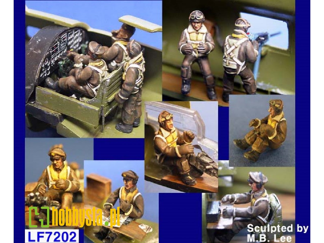 B-17 Flying Fortress Crew Set 10 Figures - zdjęcie 1 B-17 Flying Fortress Crew Set 10 Figures - zdjęcie 1