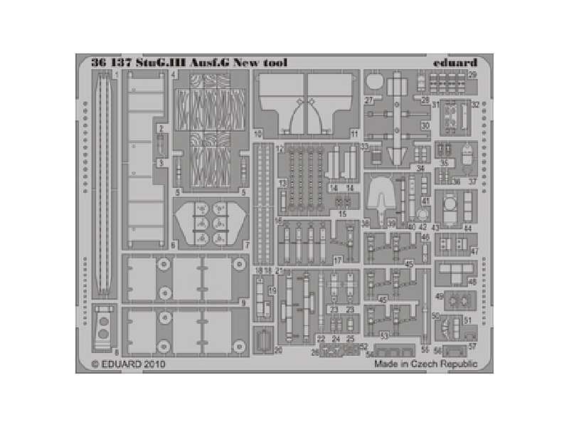 StuG. III Ausf. G new tool 1/35 - Dragon - blaszki - zdjęcie 1 StuG. III Ausf. G new tool 1/35 - Dragon - blaszki - zdjęcie 1