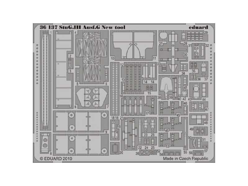  StuG. III Ausf. G new tool 1/35 - Dragon - blaszki - zdjęcie 1