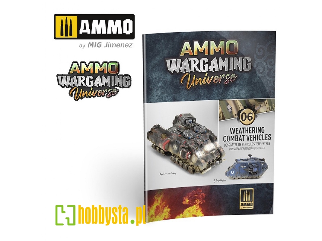 Ammo Wargaming Universe Book 06 - Weathering Combat Vehicles (English, Castellano, Polski) - zdjęcie 1 Ammo Wargaming Universe Book 06 - Weathering Combat Vehicles (English, Castellano, Polski) - zdjęcie 1