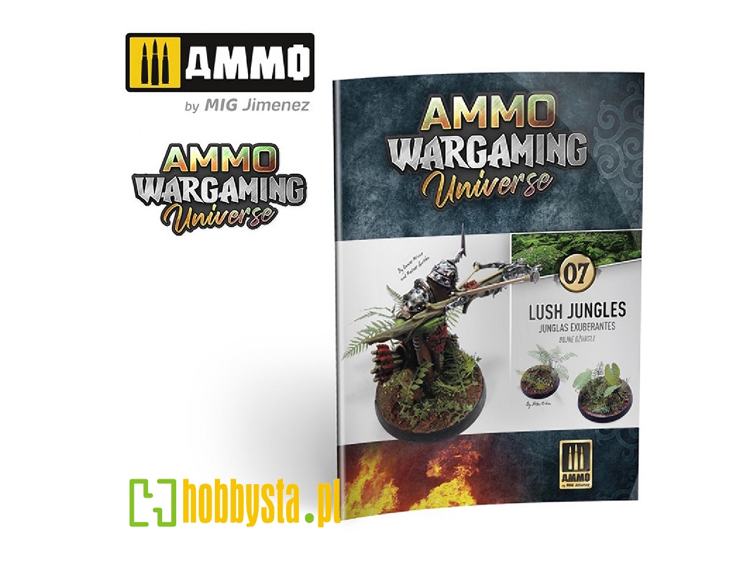 Ammo Wargaming Universe Book 07 - Lush Jungles (English, Castellano, Polski) - zdjęcie 1 Ammo Wargaming Universe Book 07 - Lush Jungles (English, Castellano, Polski) - zdjęcie 1