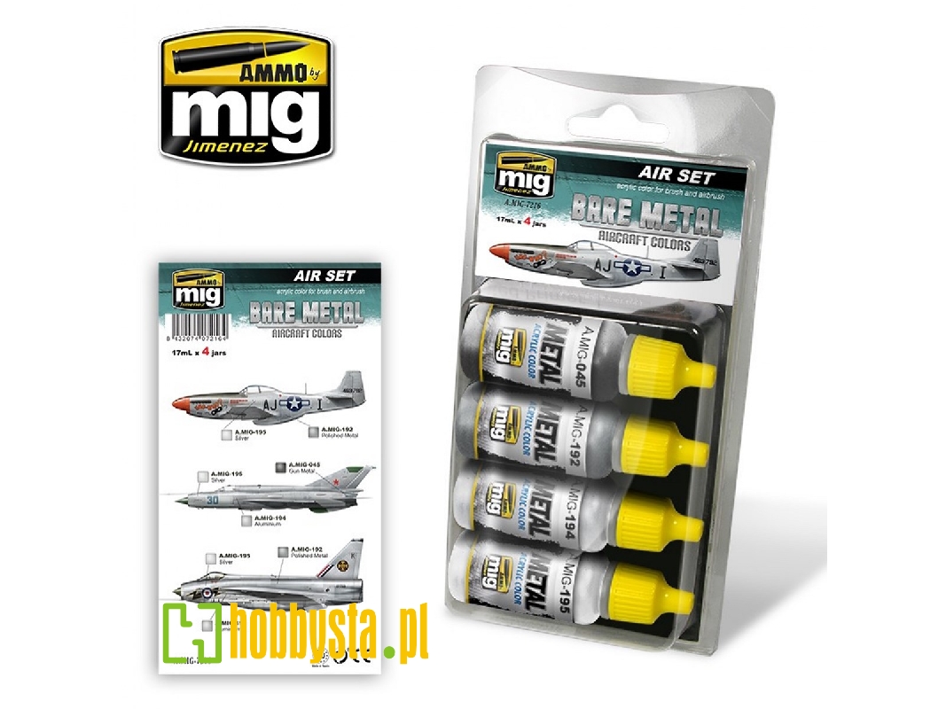 Amm-7216 Bare Metal AircRAFt Colors [set] - zdjęcie 1