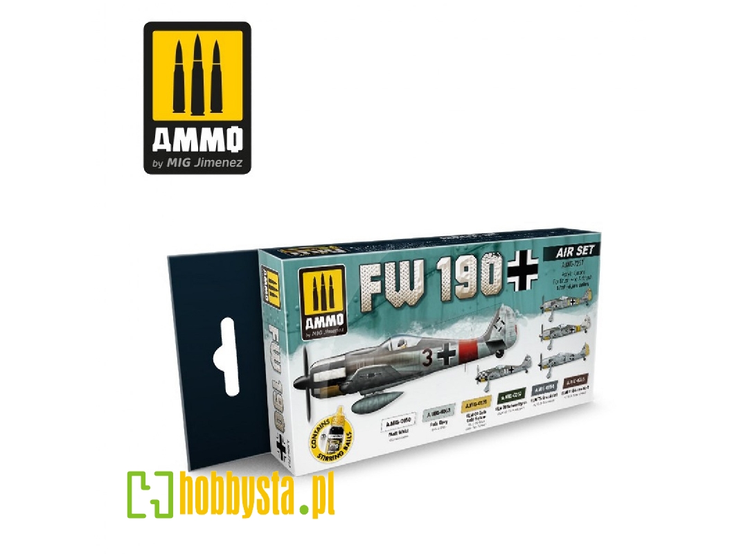 Fw 190 Air Acrylic Paint Set - zdjęcie 1 Fw 190 Air Acrylic Paint Set - zdjęcie 1