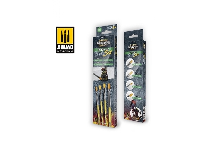 Ammo Wargaming Universe - Dry Brush, Land Brush Set - zdjęcie 1