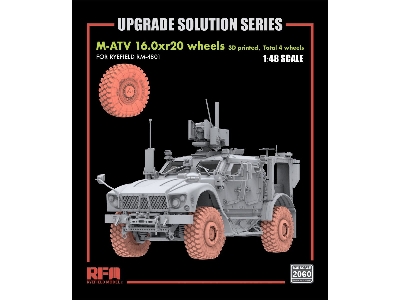 Upgrade Solution Series For Rfm-4801 M-atv 16.0xr20 Wheels (3d Printed, Total 4 Wheels) - zdjęcie 1