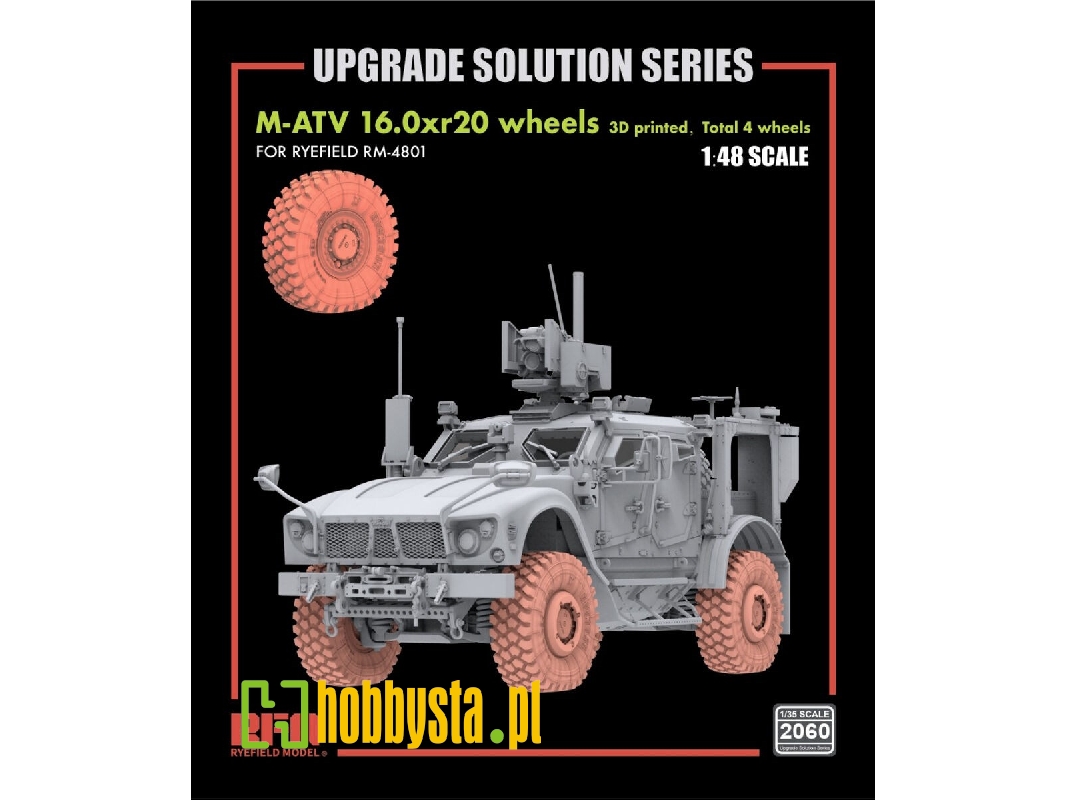 Upgrade Solution Series For Rfm-4801 M-atv 16.0xr20 Wheels (3d Printed, Total 4 Wheels) - zdjęcie 1