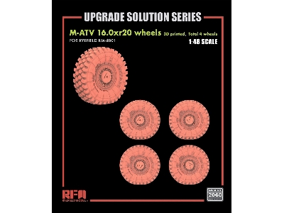 Upgrade Solution Series For Rfm-4801 M-atv 16.0xr20 Wheels (3d Printed, Total 4 Wheels) - zdjęcie 2
