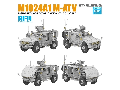 M1240a1 M-atv - Mrap All Terrain Vehicle (With Full Interior) - zdjęcie 2