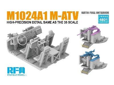 M1240a1 M-atv - Mrap All Terrain Vehicle (With Full Interior) - zdjęcie 4