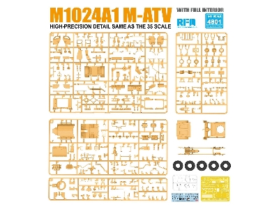 M1240a1 M-atv - Mrap All Terrain Vehicle (With Full Interior) - zdjęcie 5