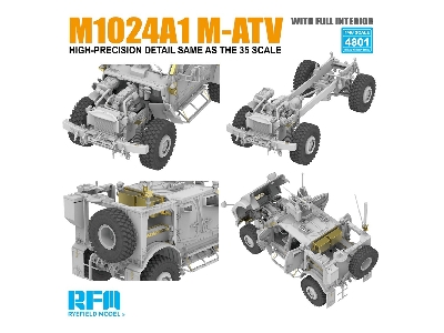 M1240a1 M-atv - Mrap All Terrain Vehicle (With Full Interior) - zdjęcie 6