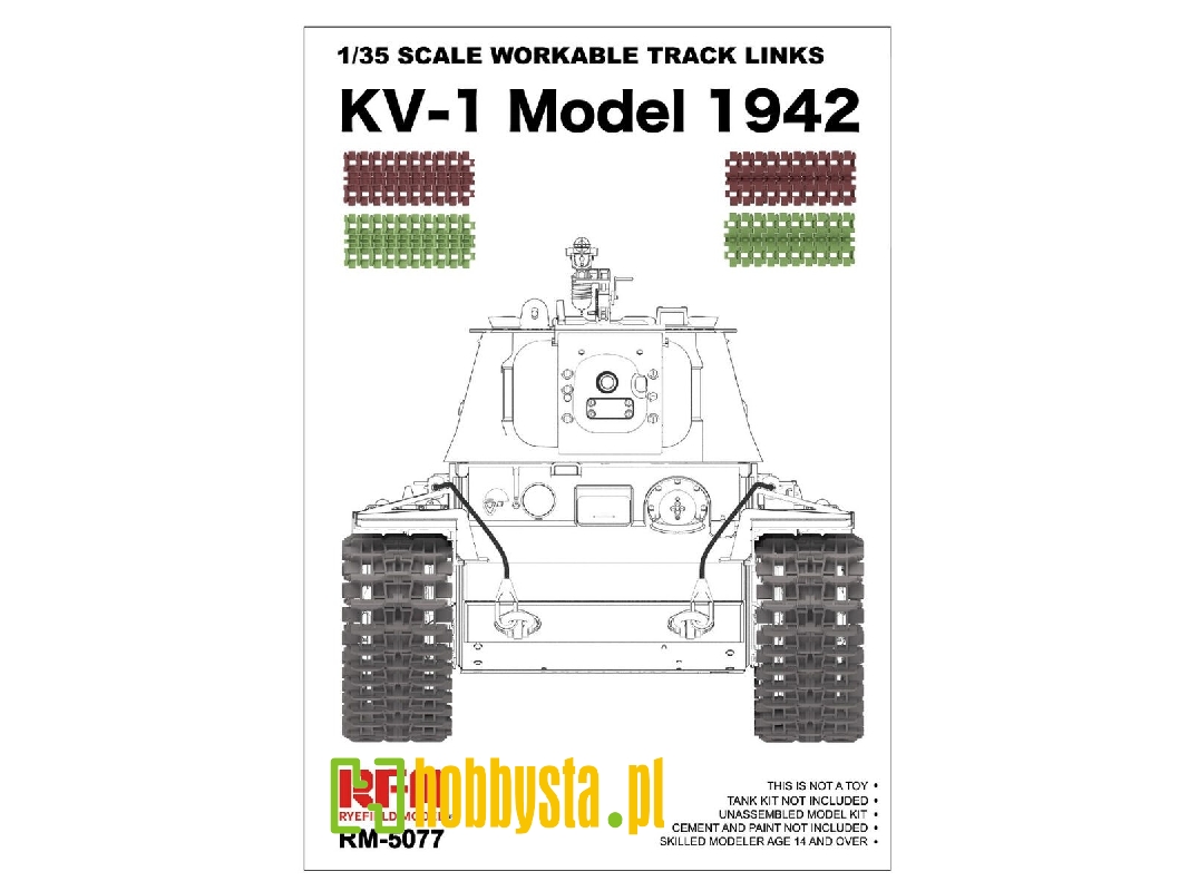 Workable Track Links Kv-1 Model 1942 - zdjęcie 1