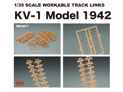 Workable Track Links Kv-1 Model 1942 - zdjęcie 2