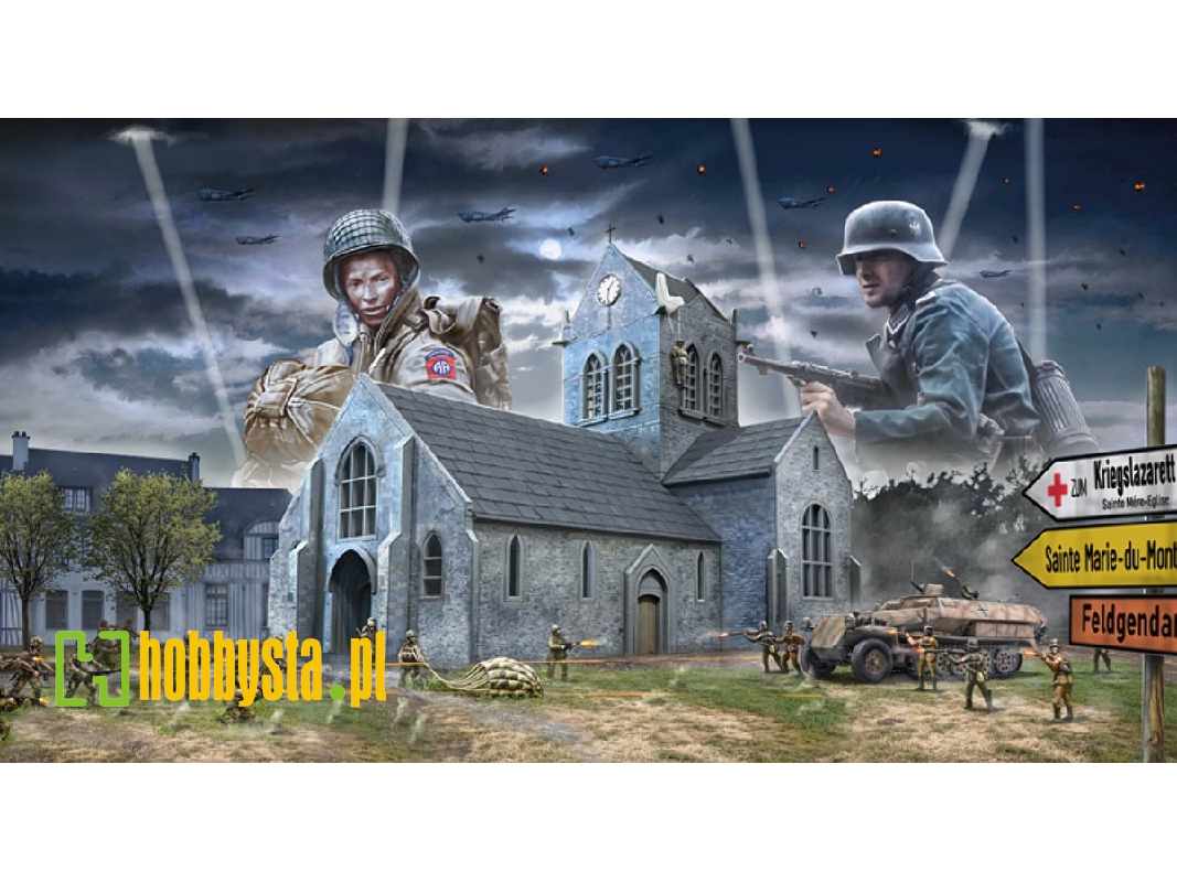 Bitwa o ainte-Mère-Eglise 6 czerwca 1944 Normandia - Zestaw bitewny - zdjęcie 1 Bitwa o ainte-Mère-Eglise 6 czerwca 1944 Normandia - Zestaw bitewny - zdjęcie 1