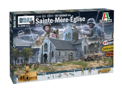 Bitwa o ainte-Mère-Eglise 6 czerwca 1944 Normandia - Zestaw bitewny - zdjęcie 2