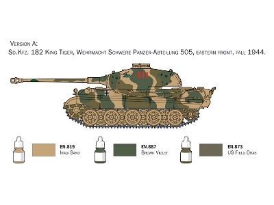 Sd. Kfz. 182 King Tiger - zestaw startowy - zdjęcie 4