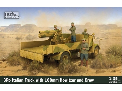 3ro Italian Truck With 100mm Howitzer And Crew - zdjęcie 1