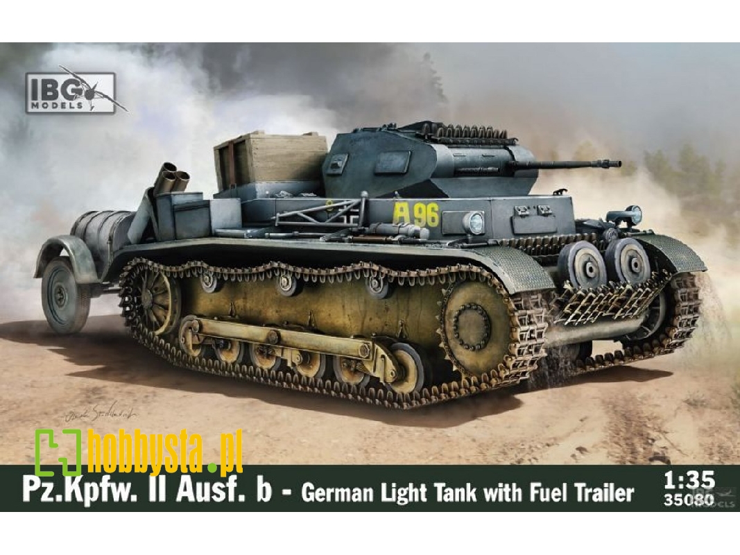 Pz.Kpfw. Ii Ausf. B - German Lt With Fuel Trailer - zdjęcie 1