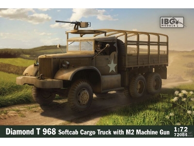 Diamond T 968 Softcab Cargo Truck With M2 Machine Gun - zdjęcie 1