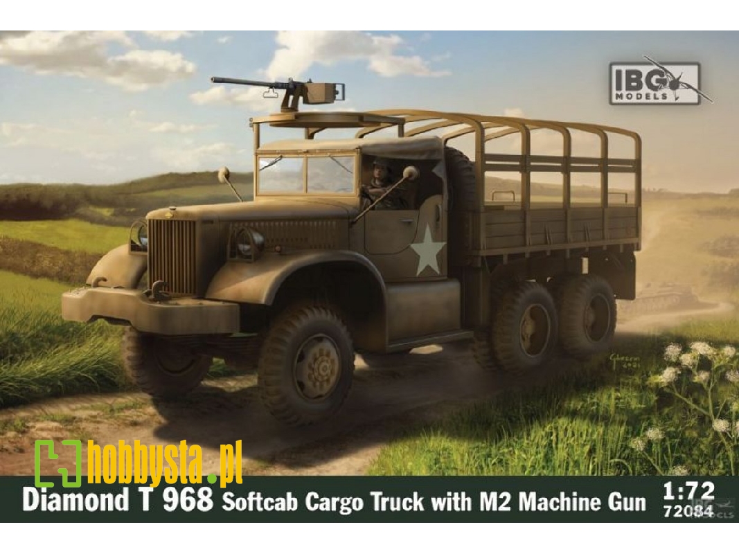 Diamond T 968 Softcab Cargo Truck With M2 Machine Gun - zdjęcie 1 Diamond T 968 Softcab Cargo Truck With M2 Machine Gun - zdjęcie 1