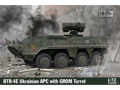 Btr-4 E Ukrainian Apc With Grom Turret - zdjęcie 1
