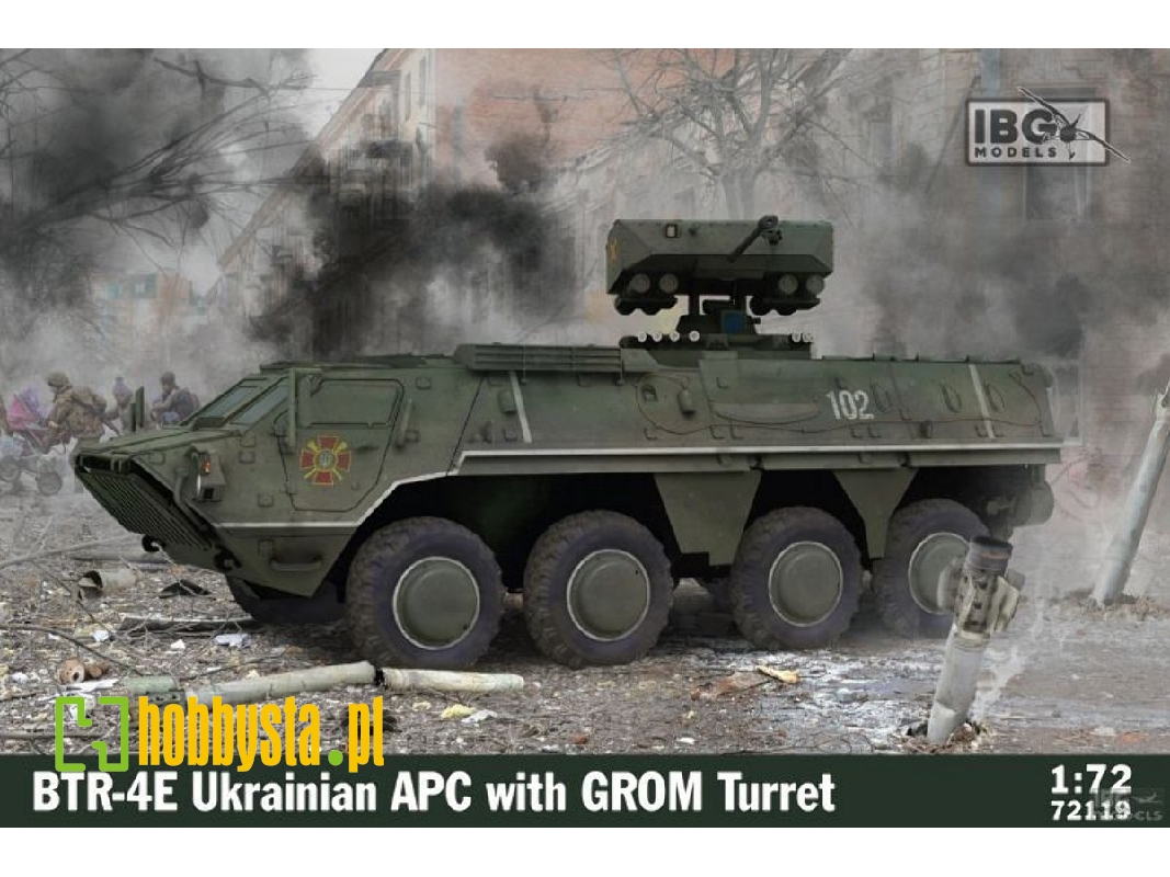 Btr-4 E Ukrainian Apc With Grom Turret - zdjęcie 1