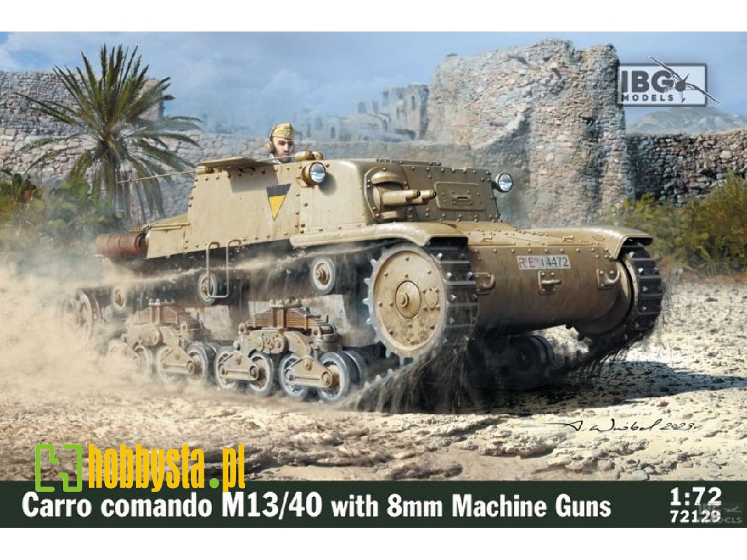 Carro Comando M13/40 With 8 Mm Machine Guns - zdjęcie 1 Carro Comando M13/40 With 8 Mm Machine Guns - zdjęcie 1