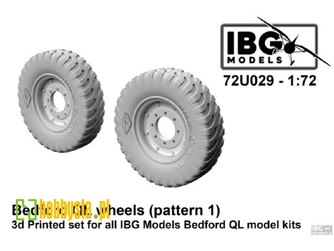 Bedford Ql Wheels (Pattern 1) - For All Ibg Bedford Ql Kits - zdjęcie 1 Bedford Ql Wheels (Pattern 1) - For All Ibg Bedford Ql Kits - zdjęcie 1