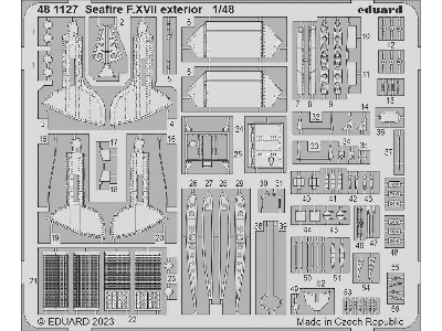 Seafire F. XVII exterior 1/48 - AIRFIX - zdjęcie 1