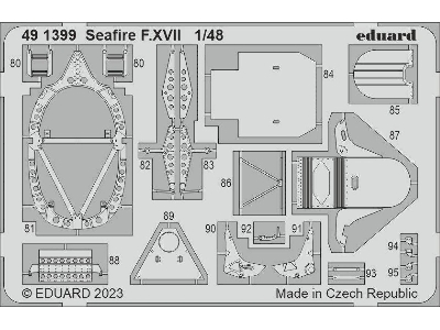 Seafire F. XVII 1/48 - AIRFIX - zdjęcie 2