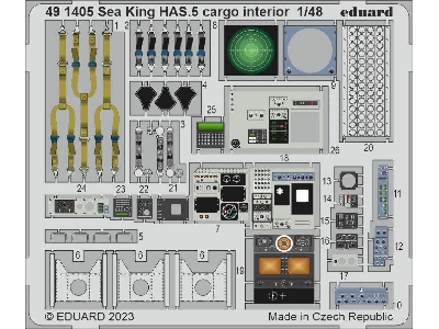 Sea King HAS.5 cargo interior 1/48 - AIRFIX - zdjęcie 1