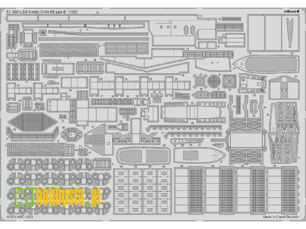 USS Nimitz CVN-68 part 6 1/350 - TRUMPETER - zdjęcie 1