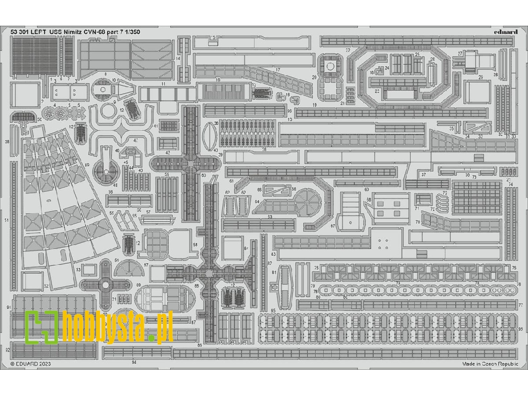 USS Nimitz CVN-68 part 7 1/350 - TRUMPETER - zdjęcie 1