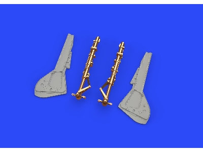 Fw 190A-7 undercarriage legs BRONZE 1/48 - EDUARD - zdjęcie 3