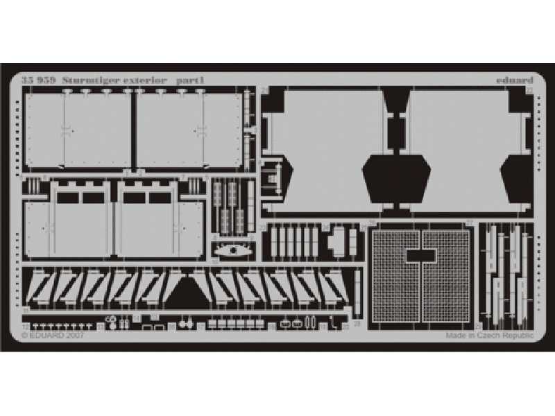  Sturmtiger exterior 1/35 - Revell - blaszki - zdjęcie 1