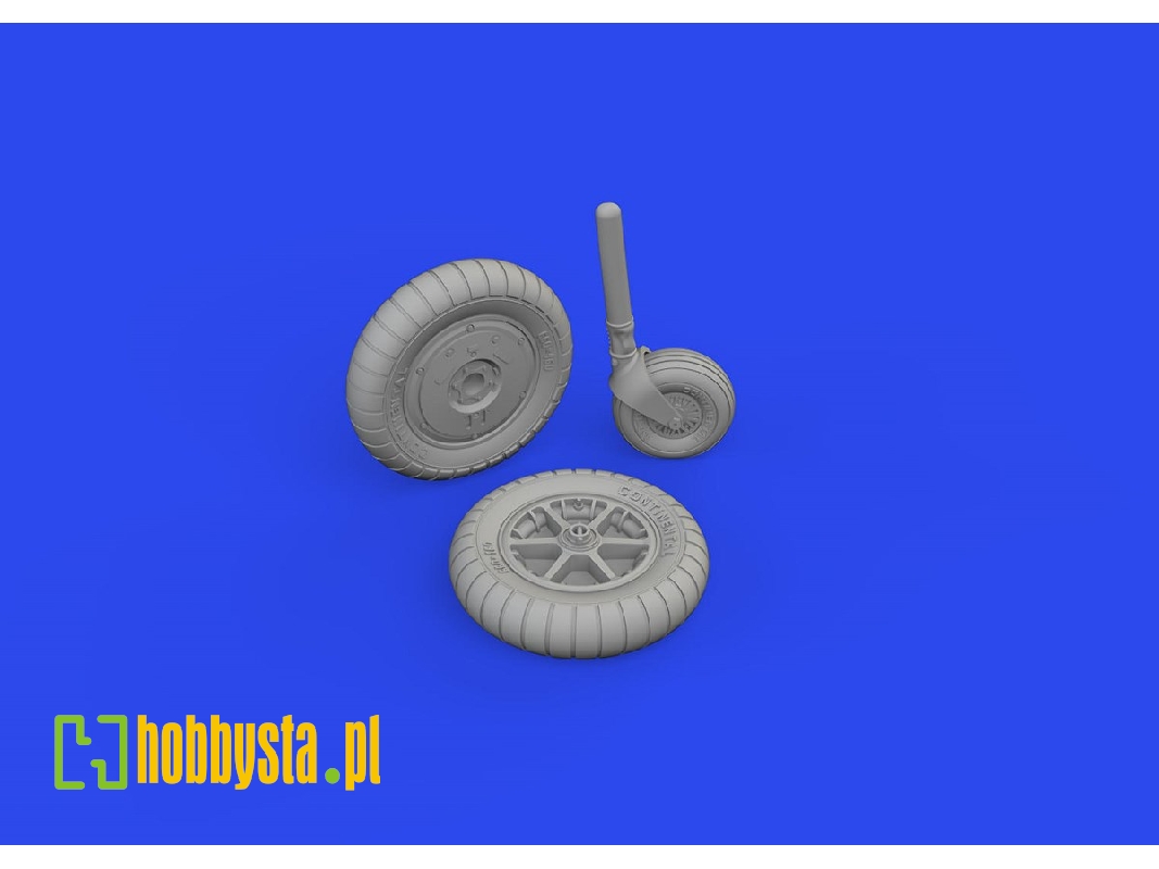 Bf 109G-2/ G-4 wheels for bulged wings PRINT 1/72 - EDUARD - zdjęcie 1 Bf 109G-2/ G-4 wheels for bulged wings PRINT 1/72 - EDUARD - zdjęcie 1