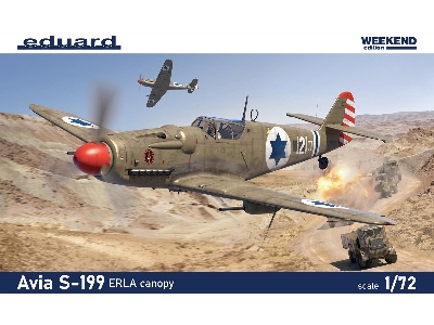 Avia S-199 ERLA canopy 1/72 - zdjęcie 2