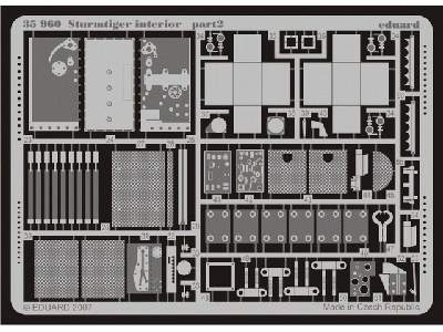  Sturmtiger interior 1/35 - Revell - blaszki - zdjęcie 3