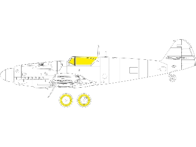 S-199 Erla canopy Weekend 1/72 - EDUARD - zdjęcie 1