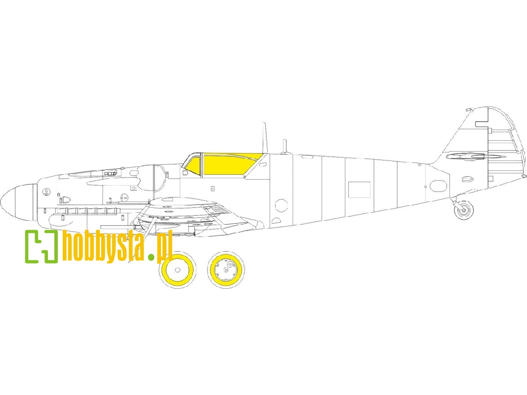 S-199 Erla canopy Weekend 1/72 - EDUARD - zdjęcie 1 S-199 Erla canopy Weekend 1/72 - EDUARD - zdjęcie 1