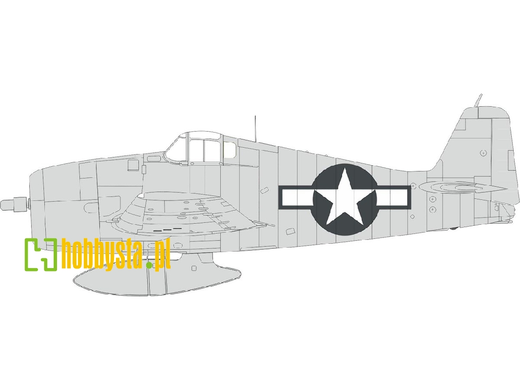 F6F-3 US national insignia 1/48 - EDUARD - zdjęcie 1 F6F-3 US national insignia 1/48 - EDUARD - zdjęcie 1